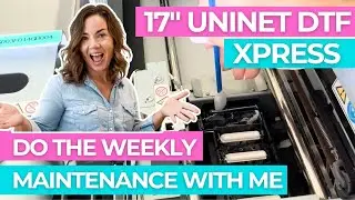 I LOVE a Low Maintenance DTF Printer 💕 Uninet Xpress Requires 5 Minutes a Week