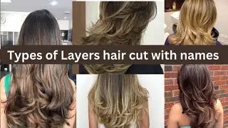 Types Of Layers Haircuts For Girls With Names || 2023 Hair cutting || zaima fashion ideas