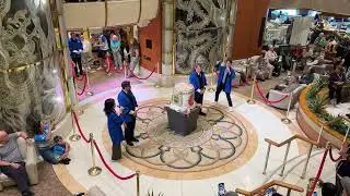Diamond Princess Sake Barrel Breaking Ceremony