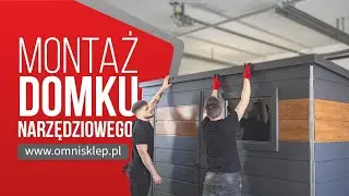 Domek Narzędziowy Domek Ogrodowy Montaż - OMNIsklep.pl #domeknarzedziowy #domekogrodowy