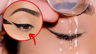 How to apply eyeliner on SENSITIVE/WATERY EYES & make it SMUDGE PROOF!!
