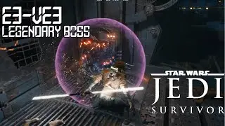 Jedi Survivor | Legendary Boss: E3-VE3 &ndash; Full Fight + Location Guide ⚔️ (4K 60FPS)