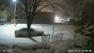 Snowstorm 2020 Timelapse