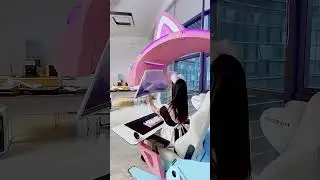 Zero Gravity Gaming Workstation Chair &ndash; RGB Recliner Cockpit with LED Lights & Built-in Speakers