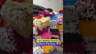Direct Factory से दुपट्टे | Dupatta Wholesale Market In Surat