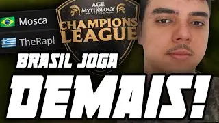 AGE OF MYTHOLOGY RETOLD: BRASIL JOGA DEMAIS! Mosca vs. TheRapl | AOM Champions League Final Losers