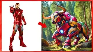 AVENGERS But BULL ROBOT VENGERS 🔥All Characters 🔥(Marvel & DC) 2024 💥