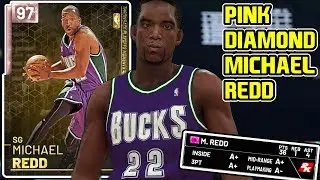 PINK DIAMOND MICHAEL REDD GAMEPLAY! THIS BASE 8 SPLASH GOD IS A MUST COP! NBA 2k19 MyTEAM