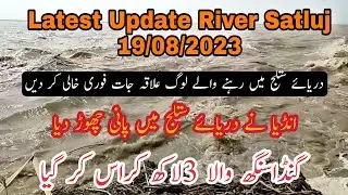 High Flood in River Satluj G.Singh wala / Flood update /फुलपैड्ट नदी सतलुज