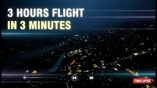 3-Hour Flight in 3 Minutes ✈️⏱️ | Aerial Time-Lapse View from Window Seat | Sky to Clouds