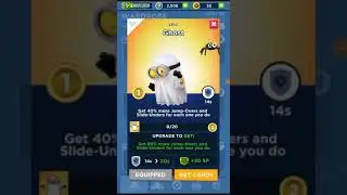 Despicable me minion rush : ghost minion NEW costume