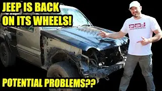 Lexus 1UZ V8 Test Fit (2) in Jeep KJ Build Project Part 9