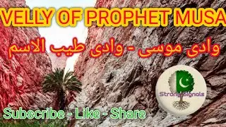 Velly of Moses | Tayyab Al Ism | Exploring Saudia Arabia | Strong Signals