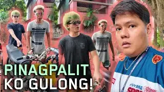 PINAG PALIT KO GULONG NG MOTOR NI ROBOT AT BARNEY (Nag-away sila) HAHAHA!