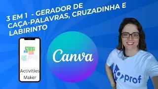 Como Criar  Caça-Palavras, Cruzadinha e Jogo do Labirinto no Canva