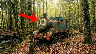 Restoring Abandoned Thomas the Tank Engine &ndash; Full Rust Removal ASMR