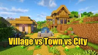 What Defines Minecraft Villages, Towns, and Cities?