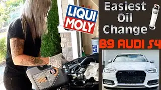 DIY: B9 Audi S4 Quick & Easy Oil Change Top Service  (Every 5k miles)