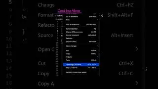 Card Image Album #coding  #shorts