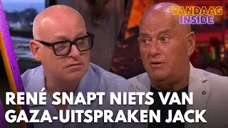 Ren&eacute; van der Gijp snapt niets van Gaza-uitspraken Jack van Gelder | VANDAAG INSIDE
