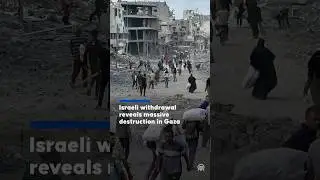 Israeli withdrawal reveals massive destruction in Gaza City