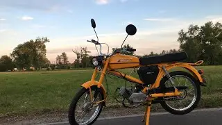 Romet Ogar 205 1988r, po renowacji. Zapłon CDI, wał Duells, cylinder Almot 60.