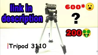 Tripod 3110 Unboxing and Review| basic tripod | Tech subh | Techsubh |
