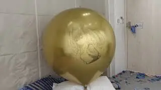 Anime balloon pump to pop (Bremerton 36inch Gold)