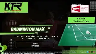KTR Badminton Floorings #subscribemychannel #sportsequipment  #badmintoncourt #badminton #sports