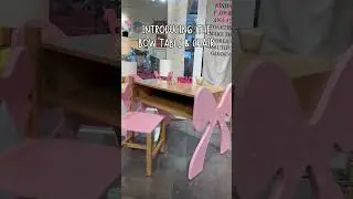 Cutest Kids Table & Chair Set 😍 | Bow Style Furniture by Pinch of Pretty