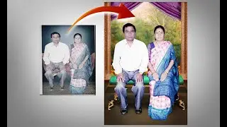 How to restore old photos in Photoshop | फोटोशॉप में पुरानी तस्वीरों को कैसे साफ़ करें |
