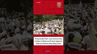 Thousands From Jain Community Unites in Massive Protest Against Sale of Historic Boarding Land