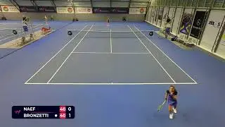 Celine Naef (SUI) vs Lucia Bronzetti [3] (ITA) // 4-6 7-5 7-5 // W75 Trnava // 1st Round