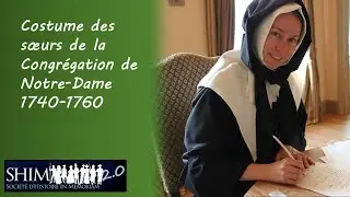 Costume des sœurs de la Congrégation de Notre-Dame - 1740-1760