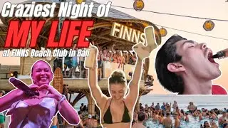Finn’s beach club is crazy! My first few days in Bali 🌴