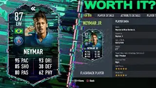 WORTH COMPLETING? 87 FLASHBACK NEYMAR SBC REVIEW! - FIFA 22 Ultimate Team