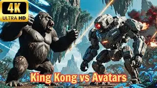 King Kong and the Avatars clash with superpowers to save Pandora Island!