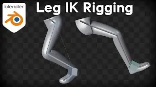 Как настроить IK-риггинг ног (урок по Blender)