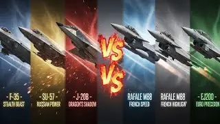 Топ-5 самых мощных двигателей для истребителей в мире 🌍F-35 против Су-57 против J-20B | M88 Rafal...