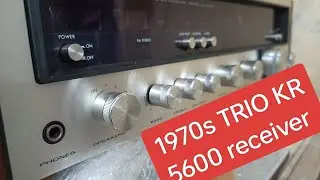 Legendary 1970s Trio Kenwood KR 5600 stereo integrated receiver amplifier in excellent genuine  💯  