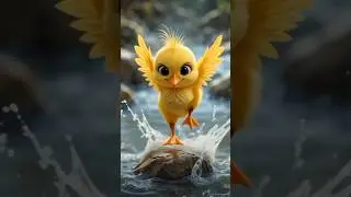 &ldquo;The Brave Chick&rdquo; 🌊🐥 #shorts  #chicks  #ai  #aishorts  #story