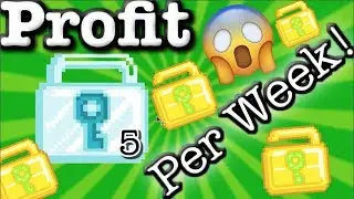 Growtopia | How To Profit 5 DLS PER WEEK?!?!
