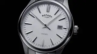 Rotary Stainless Steel Oxford Gents Quartz Watch GB05092/02