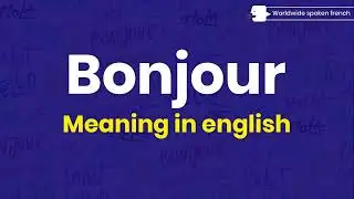 Bonjour! Hello | Good morning #french #viral #youtube