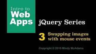 jquery 03 - Swapping images with mouse events