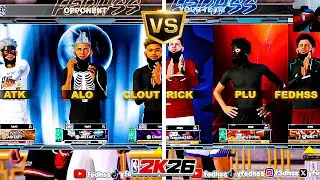 Чемпионат клана Dynasty против Taft (RWE) в NBA2K26. Это было похоже на финал НБА: победа или вылет.