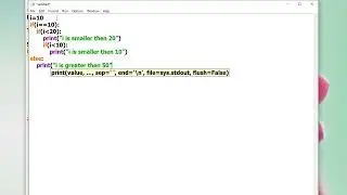 Nested IF In Python #