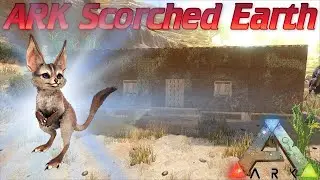 BUILDING OUR ADOBE BASE!!! - ARK Survival Evolved Scorched Earth Ep 2