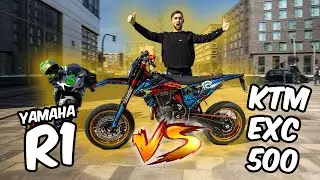 Ich fahre die legale KTM EXC 500 von Blackout!