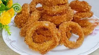 Mini Onion Bites! Super Crispy & Tasty | Easy Onion Snacks Recipes By Lubna Cuisine